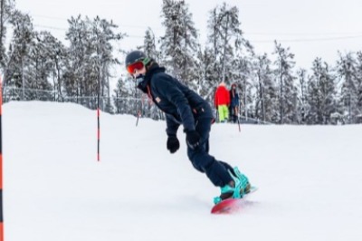 Snowboarding and Skiing