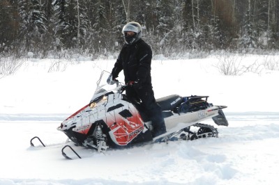 Snowmobiling