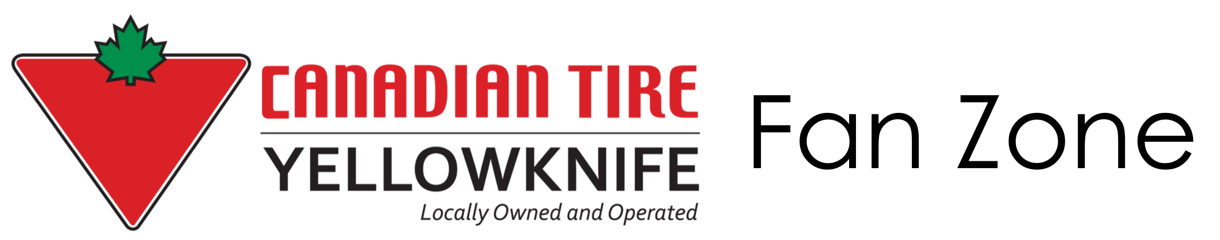Canadian Tire Yellowknife Fan Zone Logo
