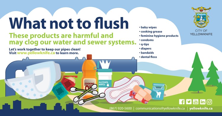 Water and Sewer - what not to flush