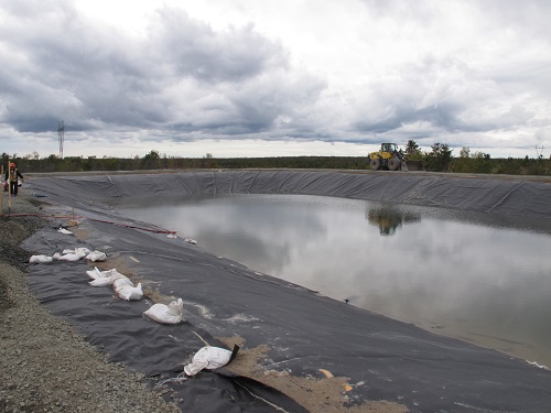 compost facility pond