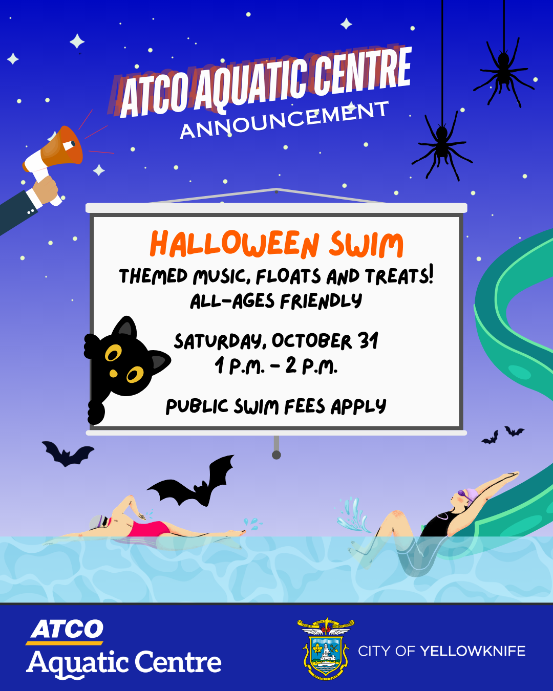 Halloween Swim Graphic