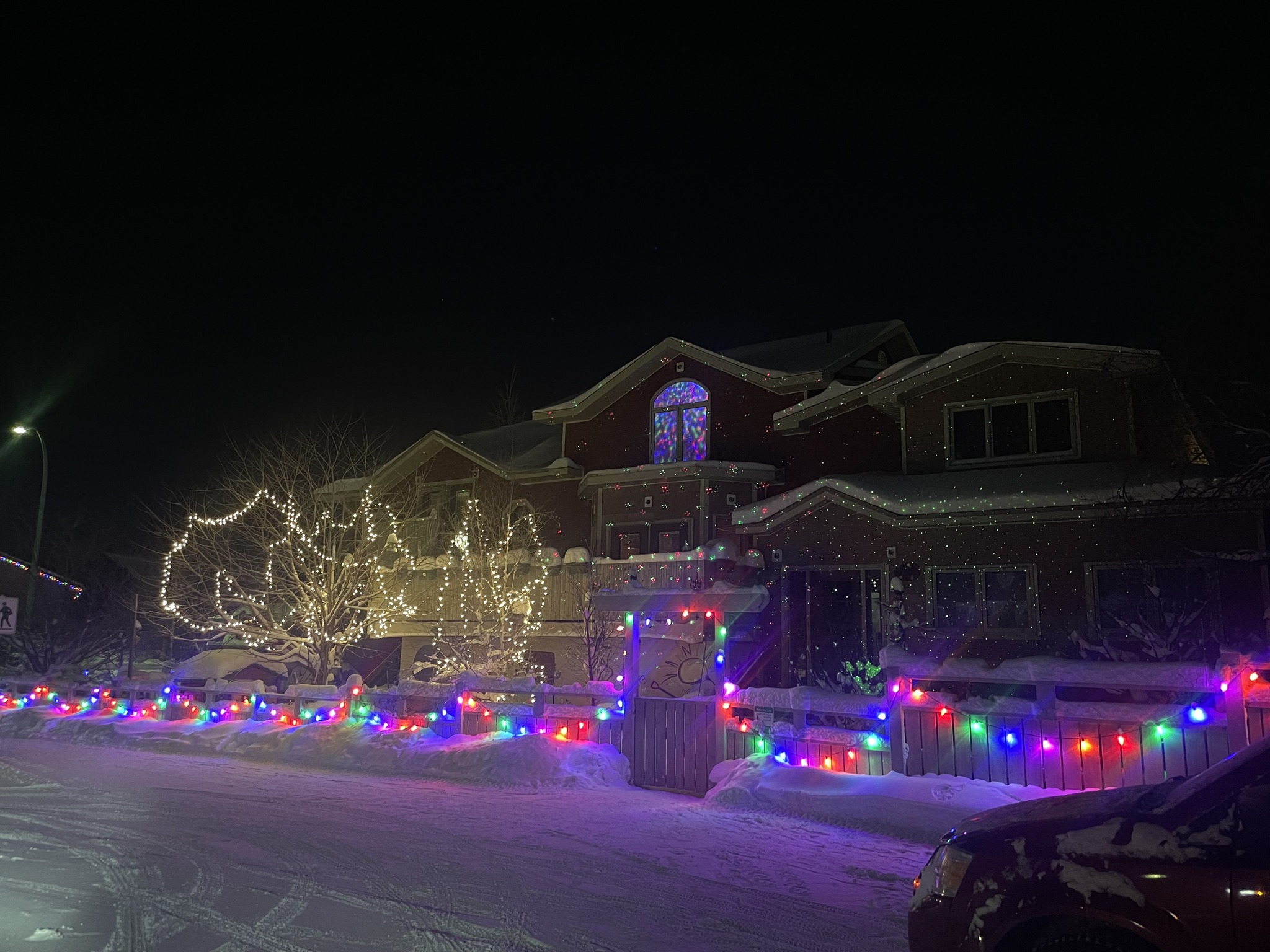Home that won 2nd place in the 2024 Holiday Lights Competition