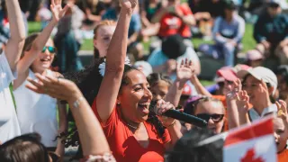 Latina Singer at Canada Day 2025