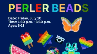 YPL Perler Bead Workshop Poster