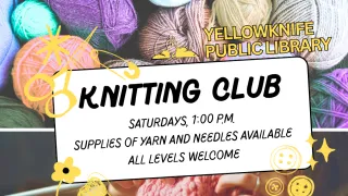YPL Knitting Club 2026 Poster
