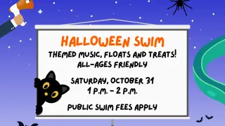 2026 Halloween Swim Poster