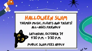 2026 Halloween Swim Poster