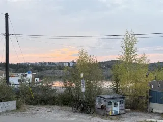 The water from outside the Wildcat Cafe