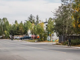 Road at a neighbourhood