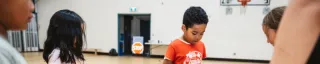kids playing football at the Multiplex