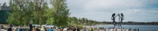 Staff picnic at Somba K'e 2025 Summer