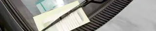 parking ticket on a vehicle