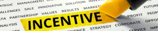 Highlighting the word incentive