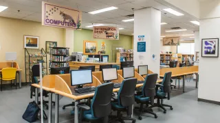Library Computer Section