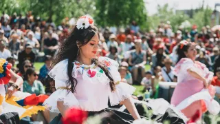 Ukrainian dancer at Canada Day 2025