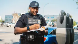 MED writing a ticket