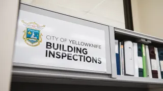 Building Inspection division sign