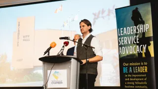 Mayor Hendriksen at the State of The City Address