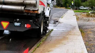 Road Cleaning on 52 Avenue