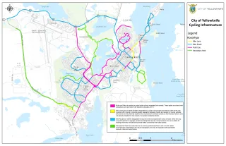 A map of the City Bike routes
