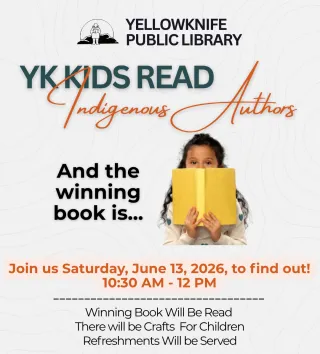 Infographic for the YK Kids Red Indigenous Authors event